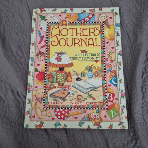 Other - Mother's Journal by Mary Engelbreit 1993 Writing Om Inside Cover Only
